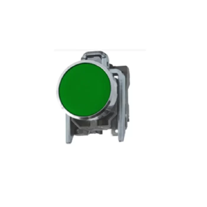 Pulsador Schneider Xb4ba31 Metalico Rasante Verde